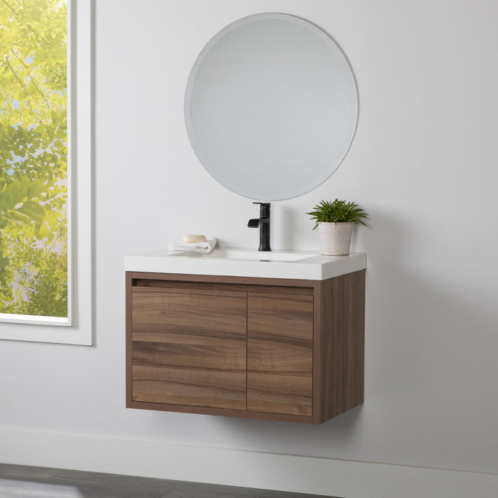 Mercury Row® Altenburg 31" WallMounted Single Bathroom Vanity Set